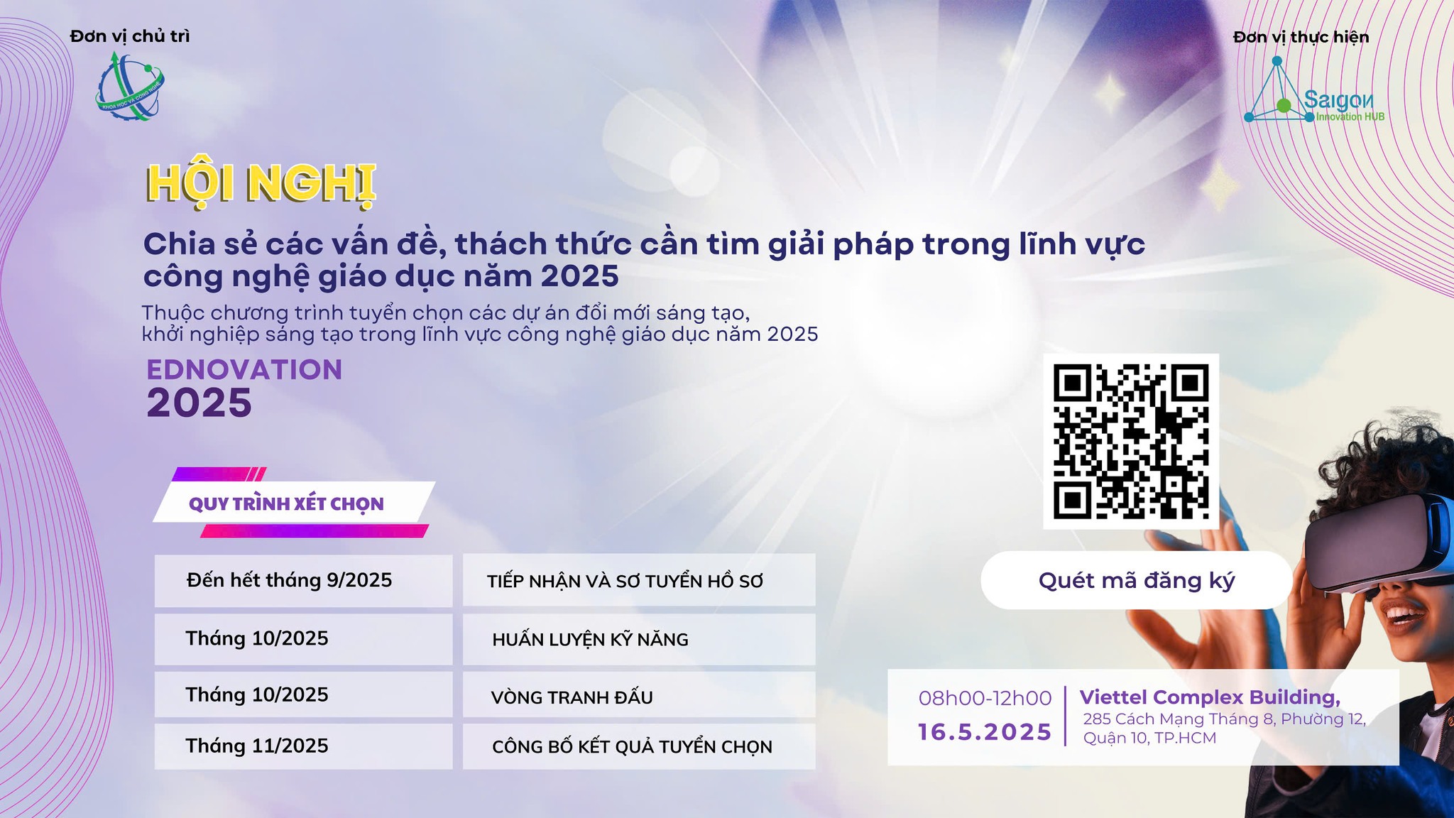 HỘI NGHỊ EDNOVATION 2025 - CÙNG GIÁO DỤC BỨT PHÁ VỚI CÔNG NGHỆ