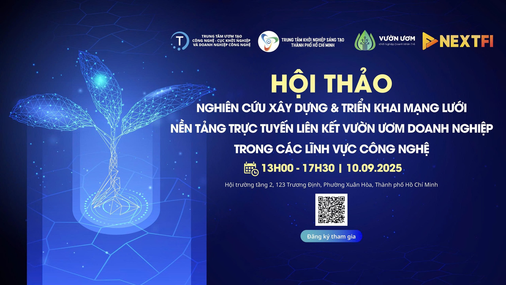 HỘI THẢO NGHIÊN CỨU XÂY DỰNG VÀ TRIỂN KHAI MẠNG LƯỚI, NỀN TẢNG TRỰC TUYẾN LIÊN KẾT VƯỜN ƯƠM TRONG CÁC LĨNH VỰC CÔNG NGHỆ